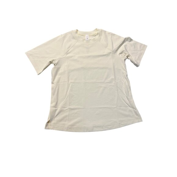 Lululemon Back Vent T-Shirt Size 4 Sundance Yellow Soft & Breathable Fabric - Picture 1 of 2
